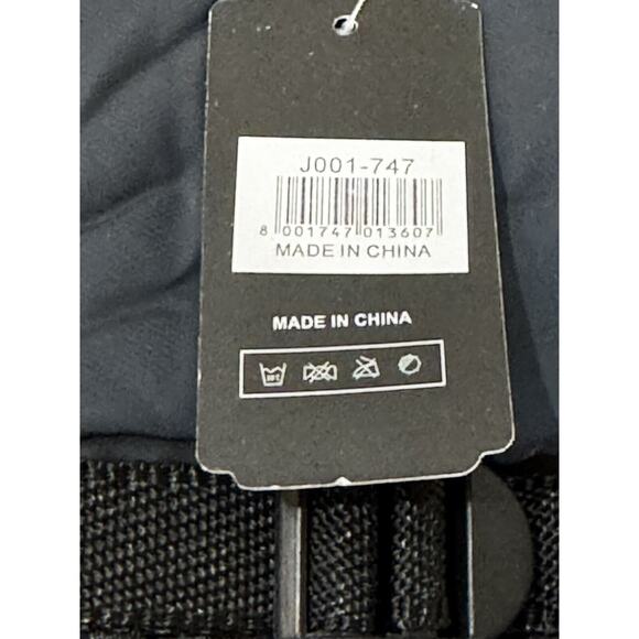 Men's NEW Winter Gloves zipper pocket DF Sport - Blue/Black Zipper Pocket - Picture 4 of 7